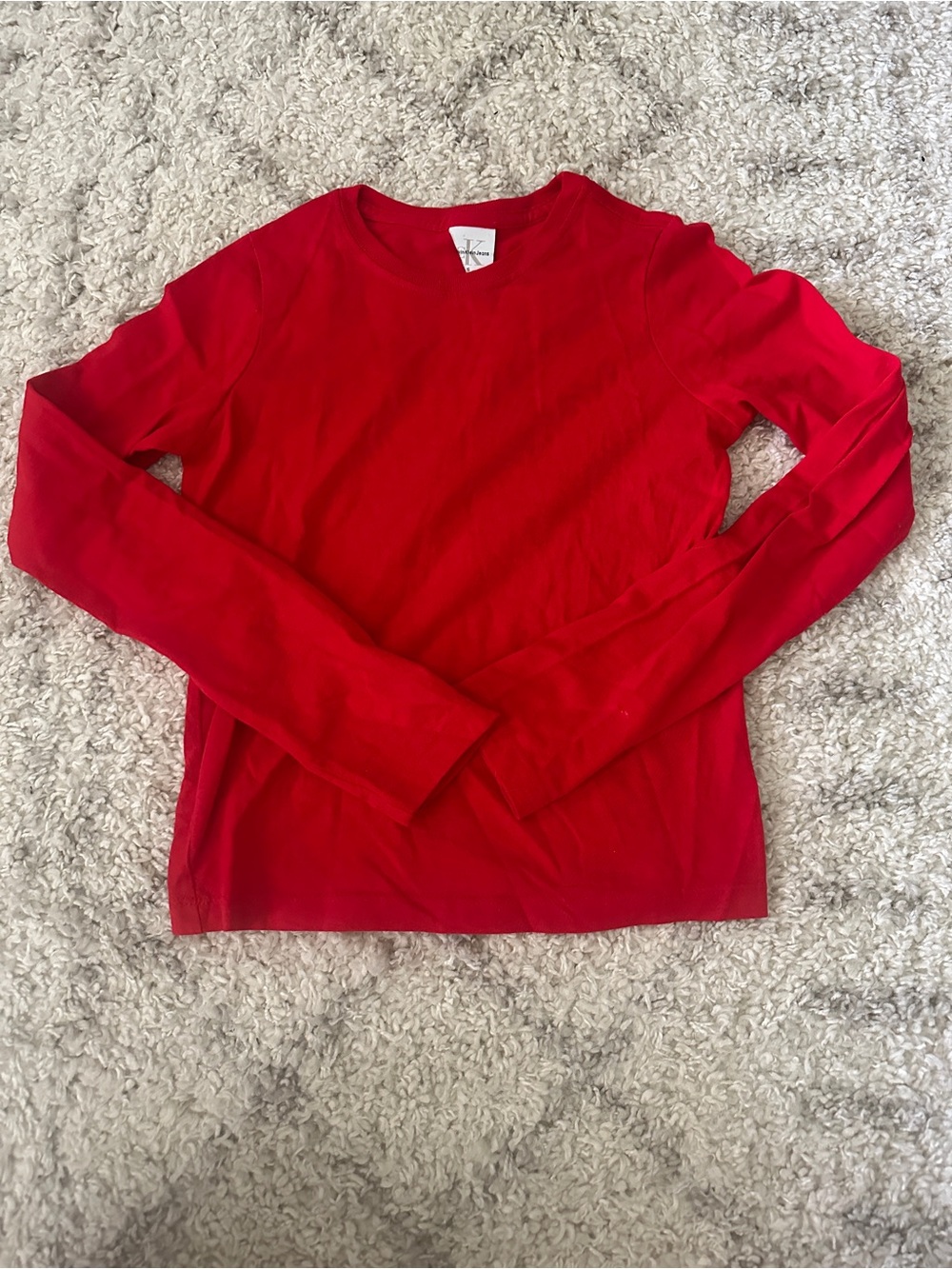 vintage calvin klein fitted long sleeve top